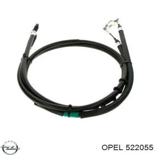 Трос ручного гальма задній, правий/лівий Opel 522055 ціна, від 22.69 USD