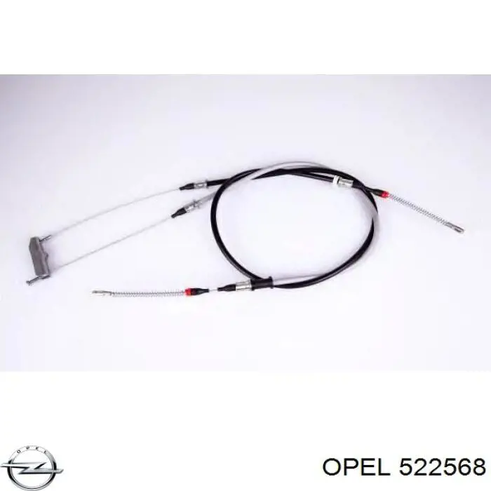 Трос ручного гальма задній, правий/лівий Opel 522568 ціна, від 14.08 USD