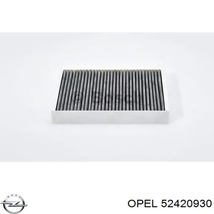 Фільтр повітряний обігрівача Opel 52420930 ціна, від 7.05 USD