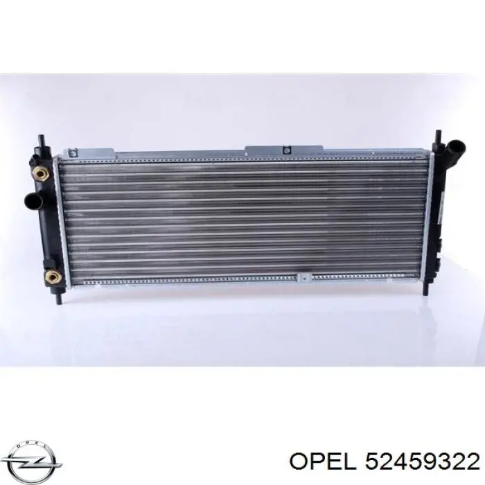 52459322 Opel Радіатор охолодження двигуна