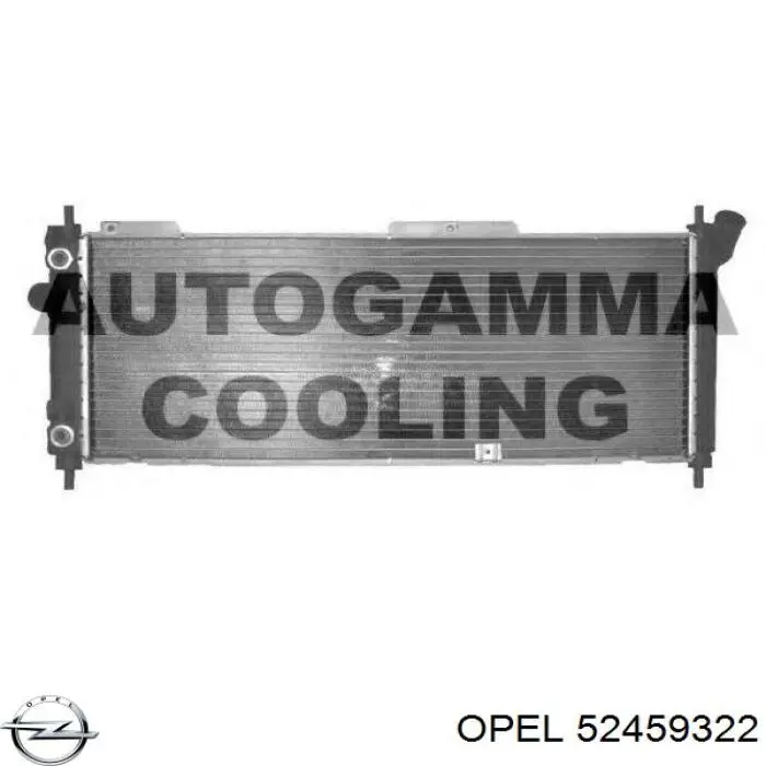 Радіатор основний Opel 52459322 ціна, від 59.28 USD