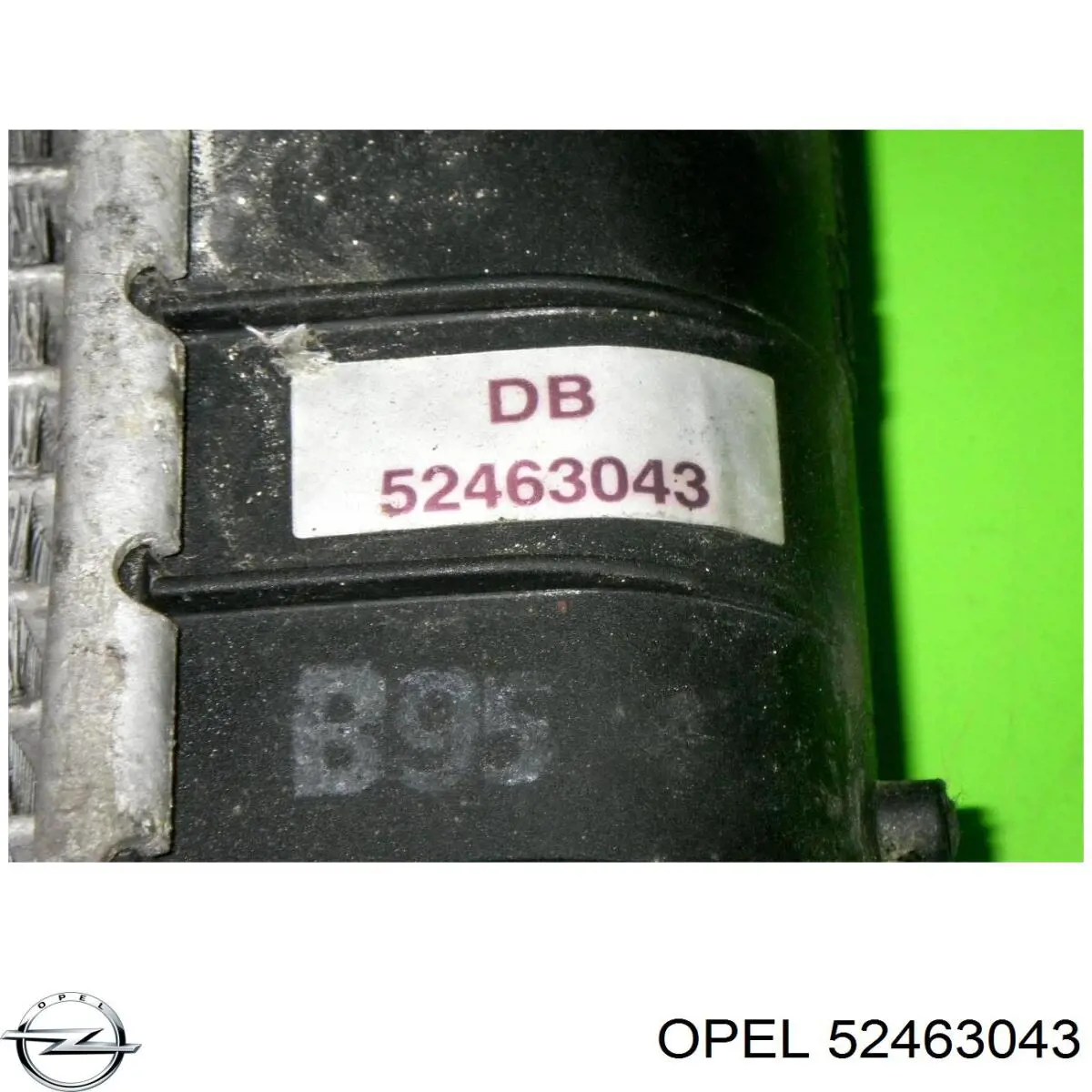52463043 Opel Радіатор охолодження двигуна