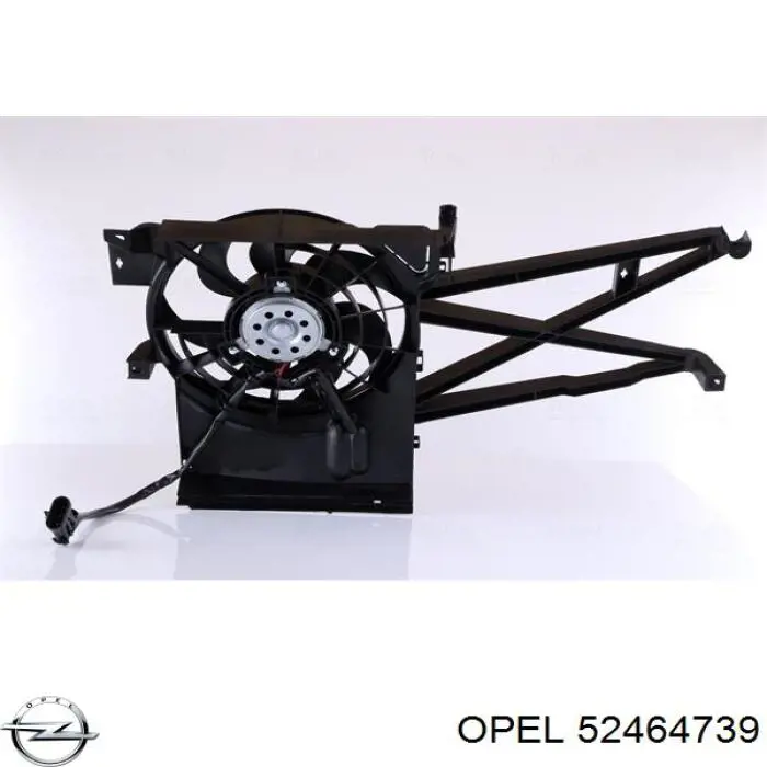 52464739 Opel дифузор (кожух радіатора кондиціонера)