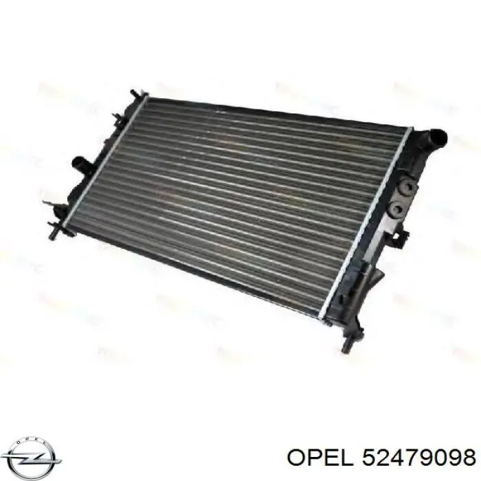 52479098 Opel радіатор охолодження двигуна