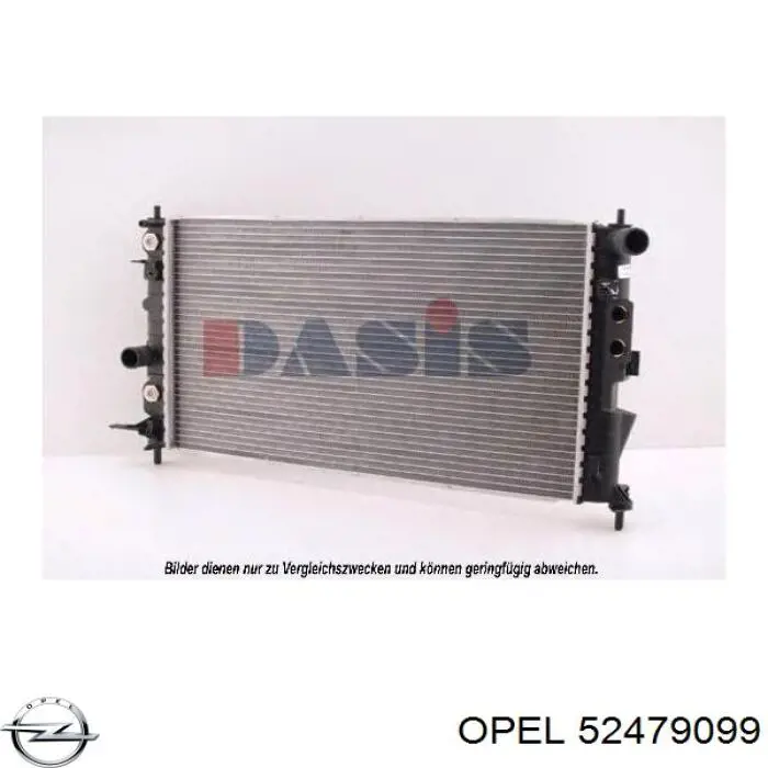Купити 52479099 Opel Радіатор двигуна