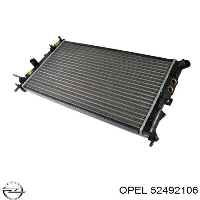 Купити 52492106 Opel Радіатор двигуна