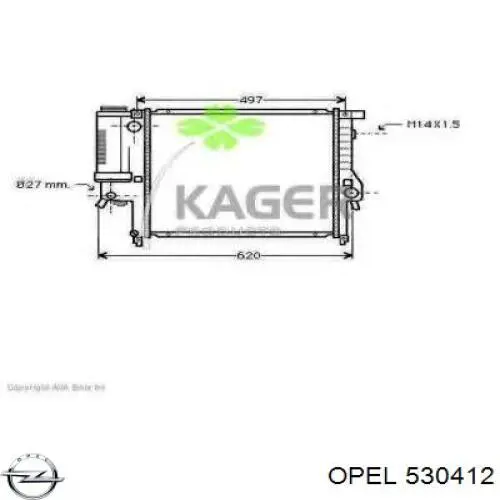 Датчик тиску гальмівної рідини Opel 530412 ціна, від 31.67 USD