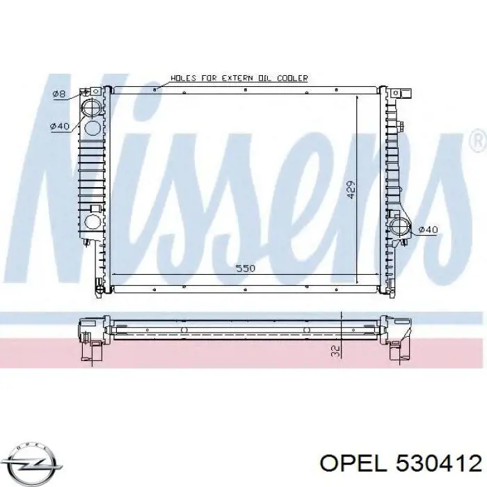 Купити 530412 Opel Датчик тиску гальмівної рідини