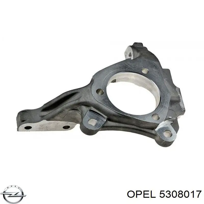 Цапфа - поворотний кулак передній, лівий 24413032 Opel