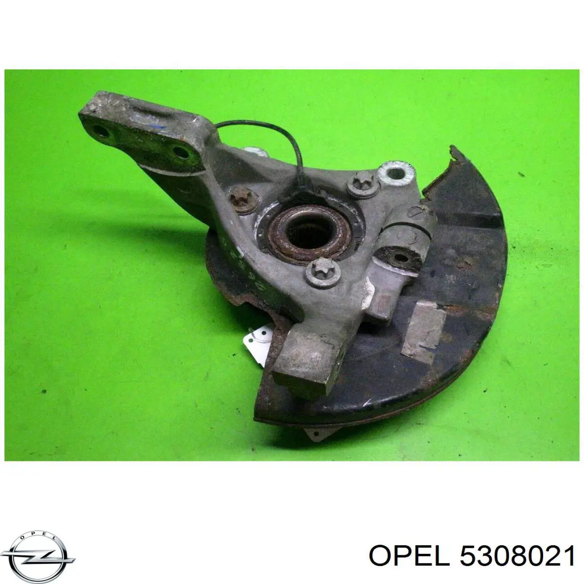 5308021 Opel цапфа - поворотний кулак передній, лівий