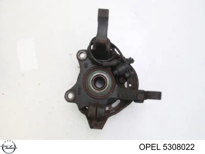 Цапфа - поворотний кулак передній, правий 5308022 Opel
