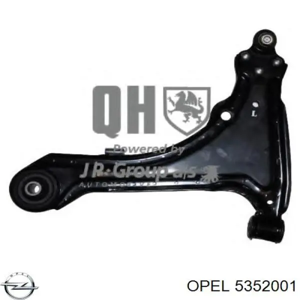 Важіль передній лівий Opel 5352001 ціна, від 34.76 USD