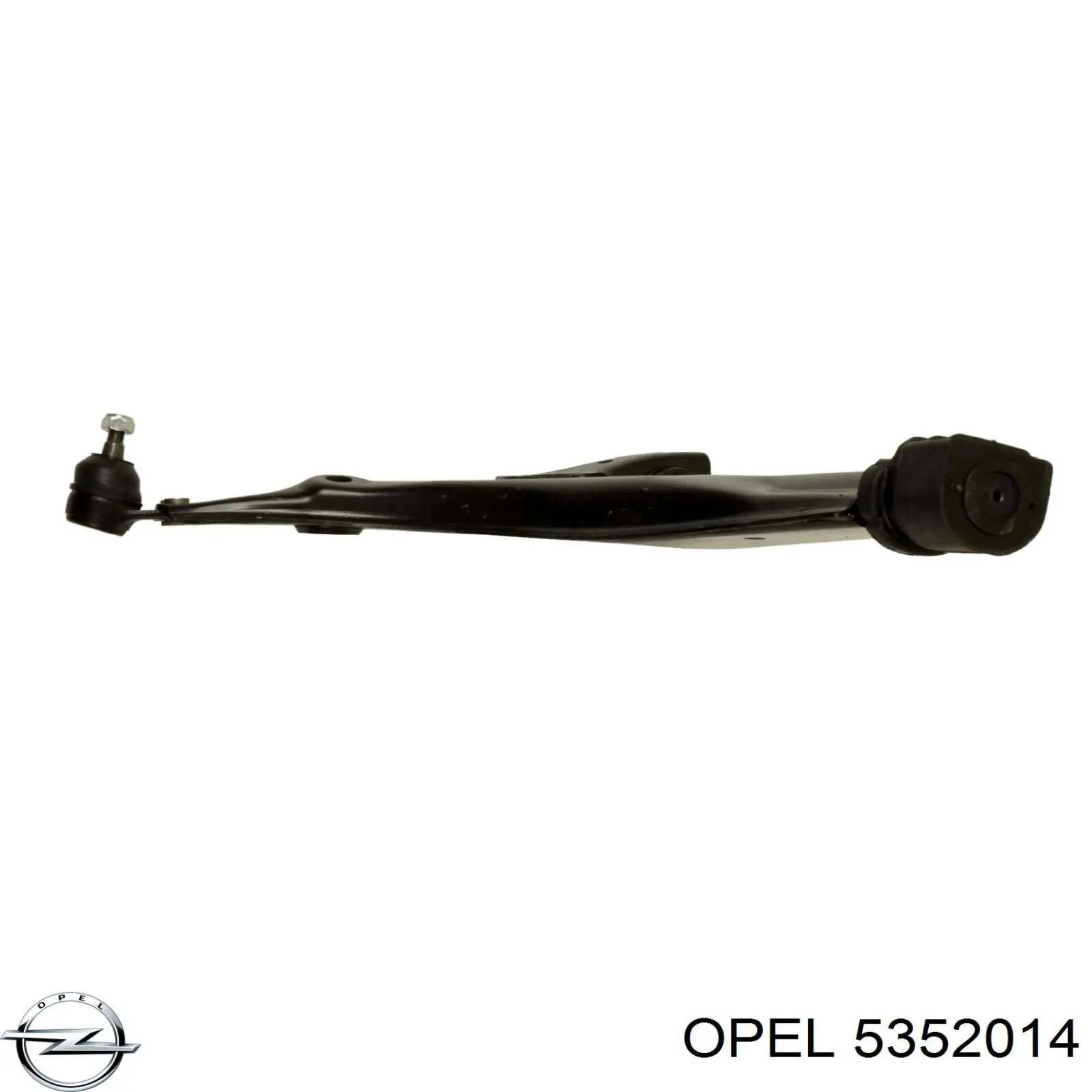 5352014 Opel важіль передньої підвіски нижній, лівий