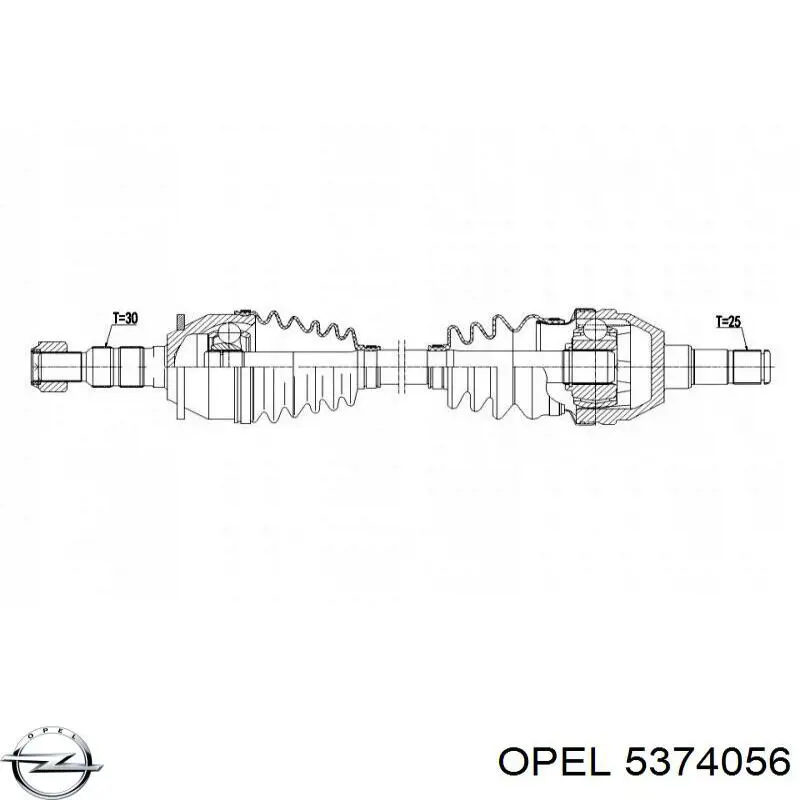 Піввісь передня, права GSP 257300 ціна, від 119.07 USD