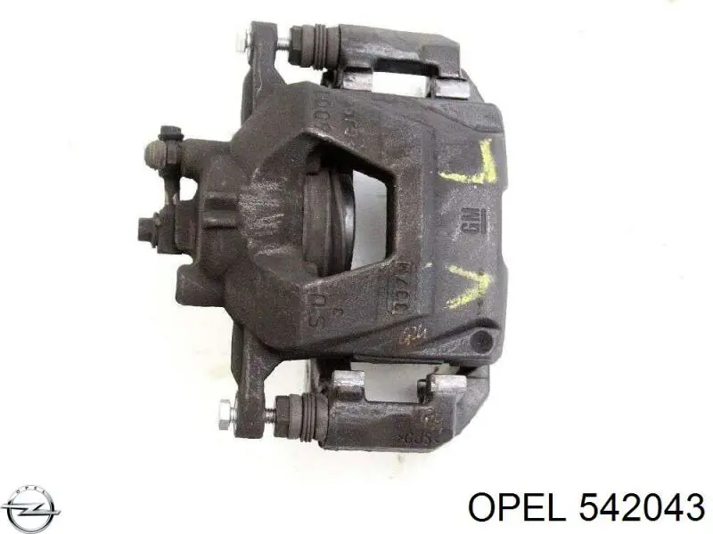 542043 Opel супорт гальмівний передній лівий