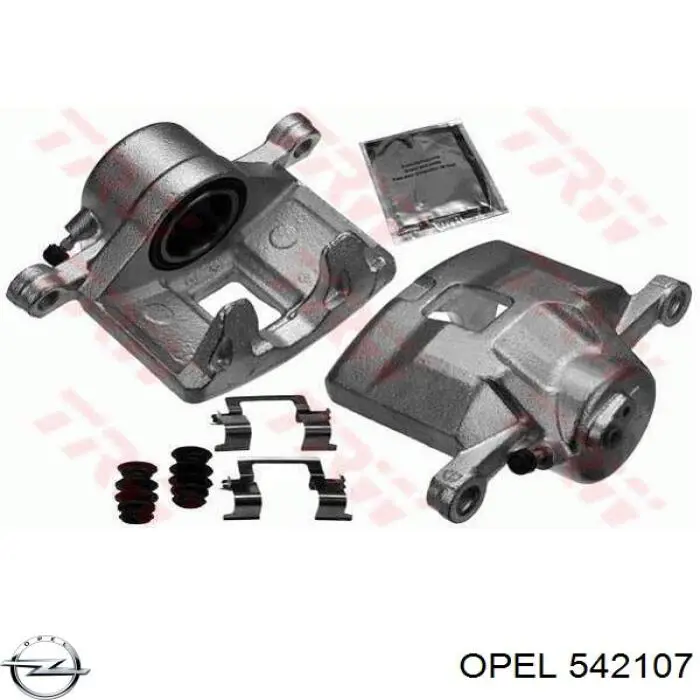 542107 Opel супорт гальмівний передній правий