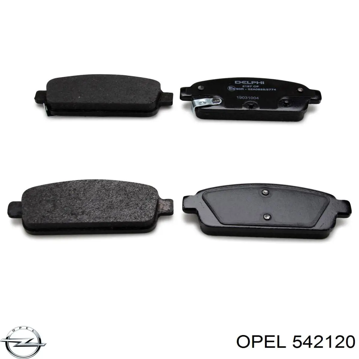 Купити 542120 Opel Колодки гальмівні передні, дискові