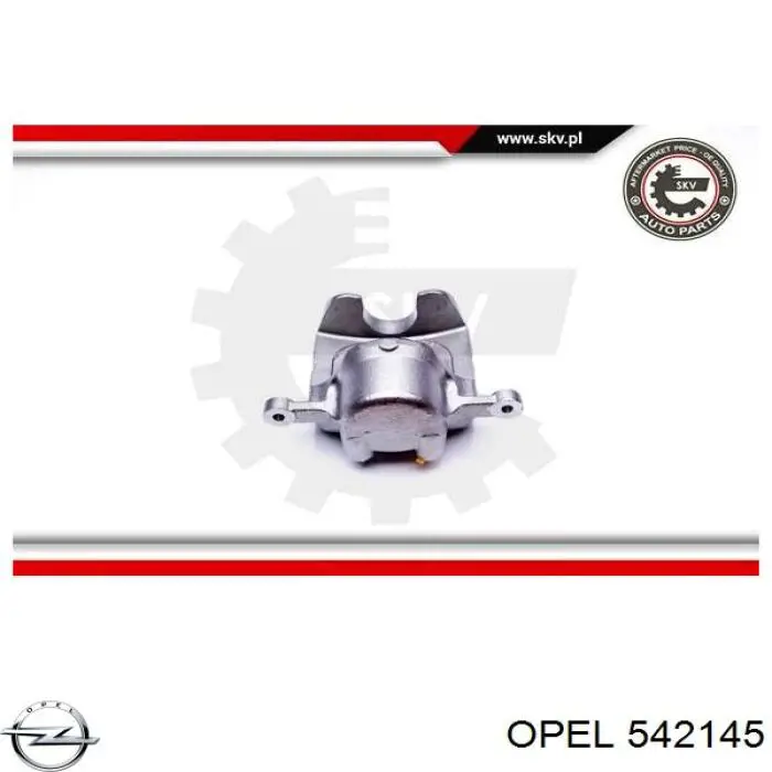 Супорт гальмівний передній правий Opel 542145 ціна, від 16.87 USD
