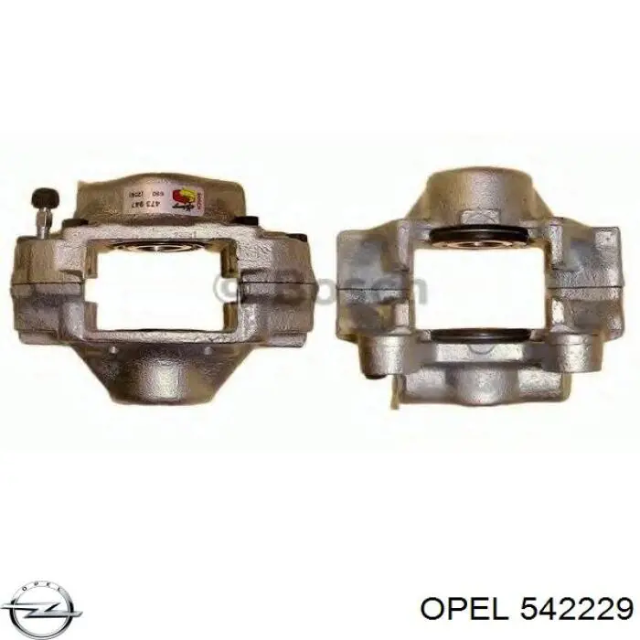 542229 Opel супорт гальмівний задній лівий