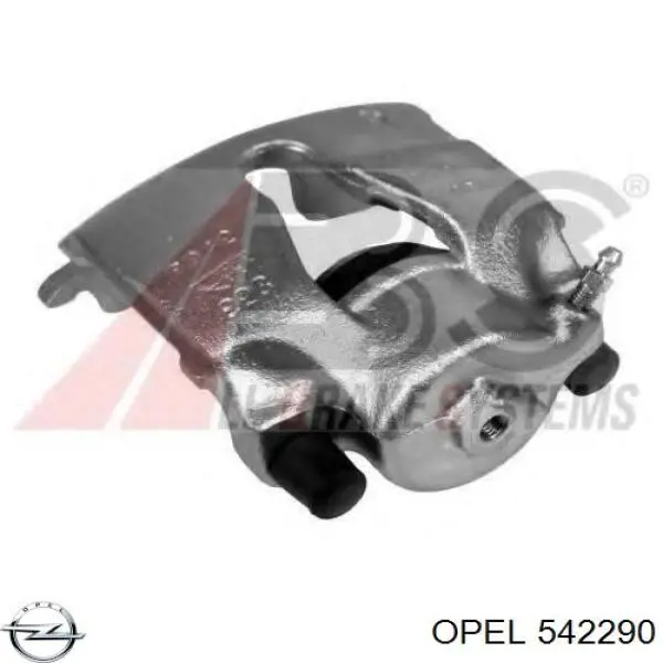 Супорт гальмівний передній правий Opel 542290 ціна, від 40.49 USD