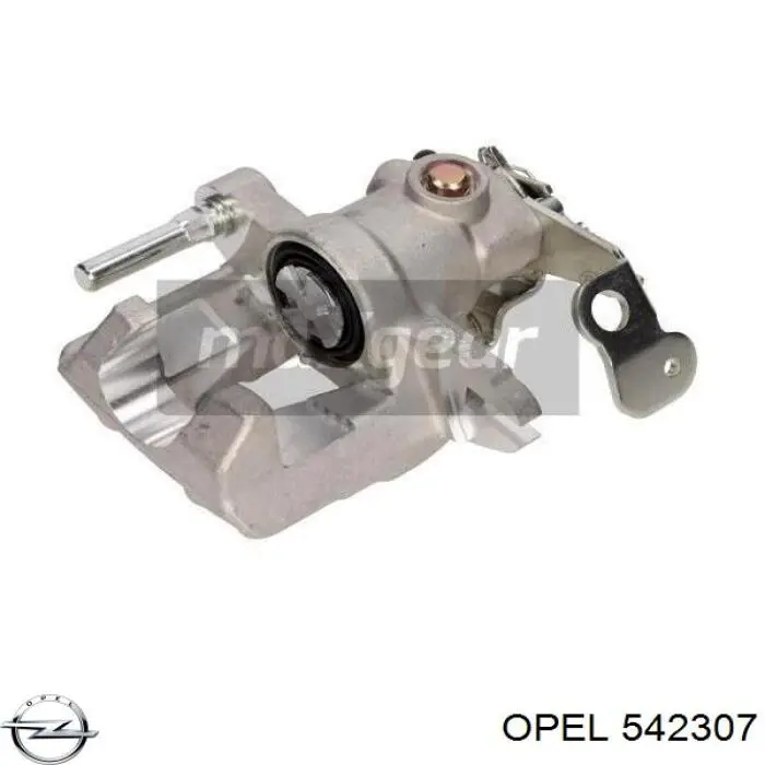 Супорт гальмівний задній правий Opel 542307 ціна, від 49.55 USD