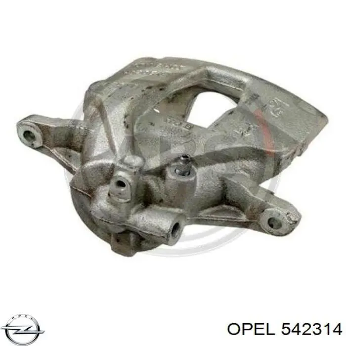 542314 Opel супорт гальмівний передній правий