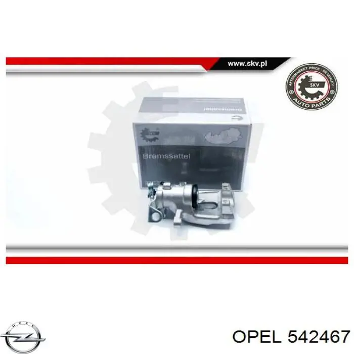 Купити 542467 Opel Супорт задній лівий