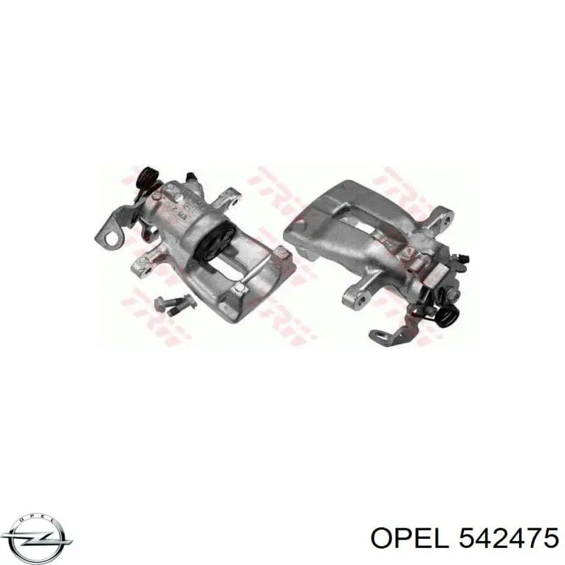 Супорт гальмівний задній лівий Opel 542475 ціна, від 55.30 USD