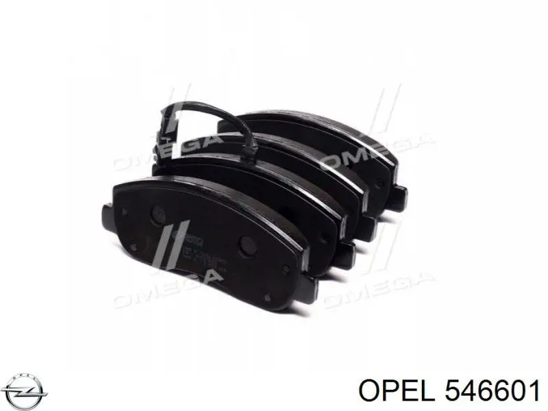 Ремкомплект супорту гальмівного переднього Opel 546601 ціна, від 8.77 USD