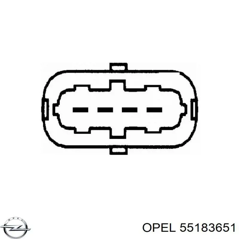 Купити 55183651 Opel Повітромір