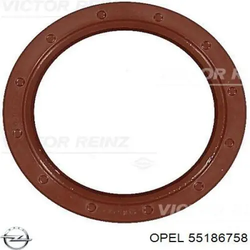 Сальник коленвала двигуна, передній Opel 55186758 ціна, від 6.00 USD