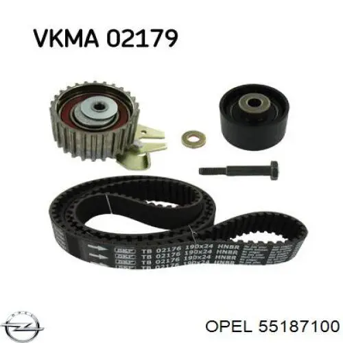 Ролик ременя ГРМ, паразитний Opel 55187100 ціна, від 14.66 USD