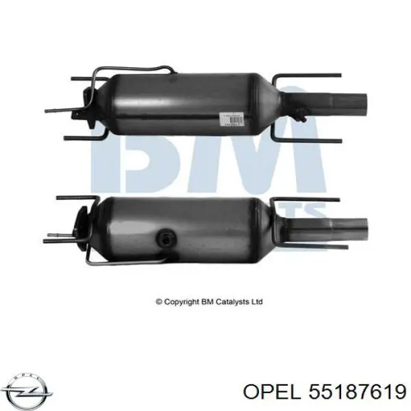 Фільтр системи відпрацьованих газів Opel 5850122 ціна, від 322.91 USD