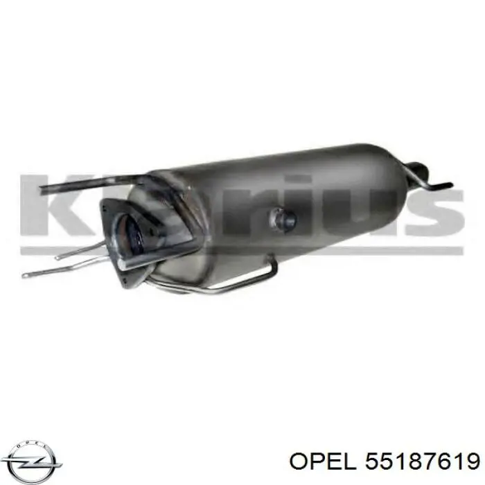Купити 5850122 Opel Сажевый фільтр