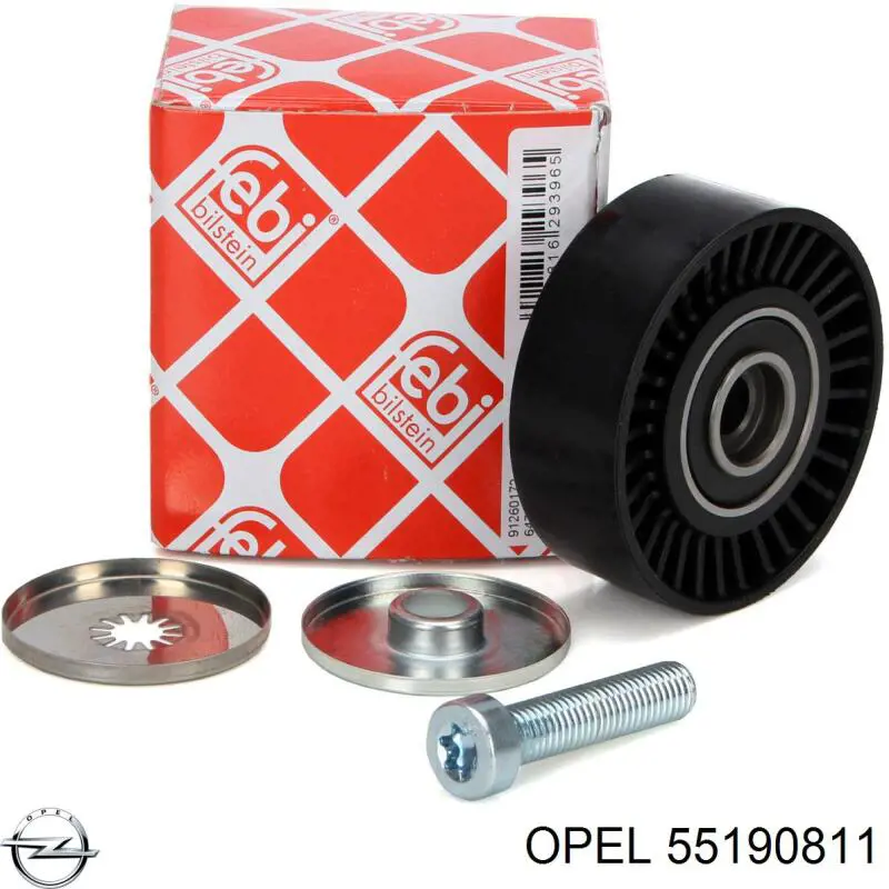 Купити 55190811 Opel Ролик приводного ременя, паразитний