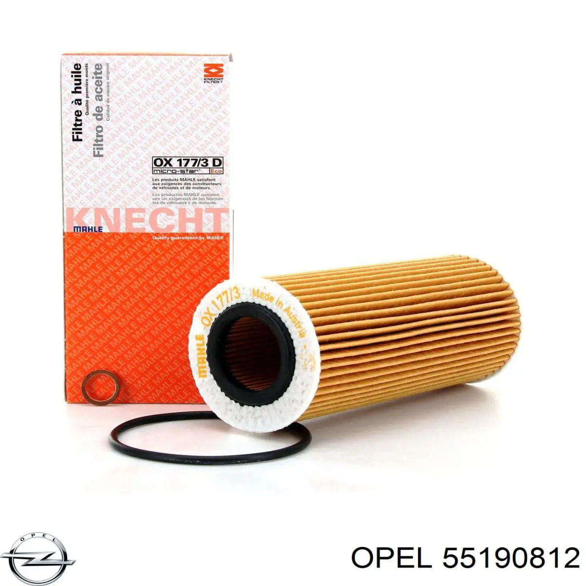 55190812 Opel Ролик приводного ременя, паразитний