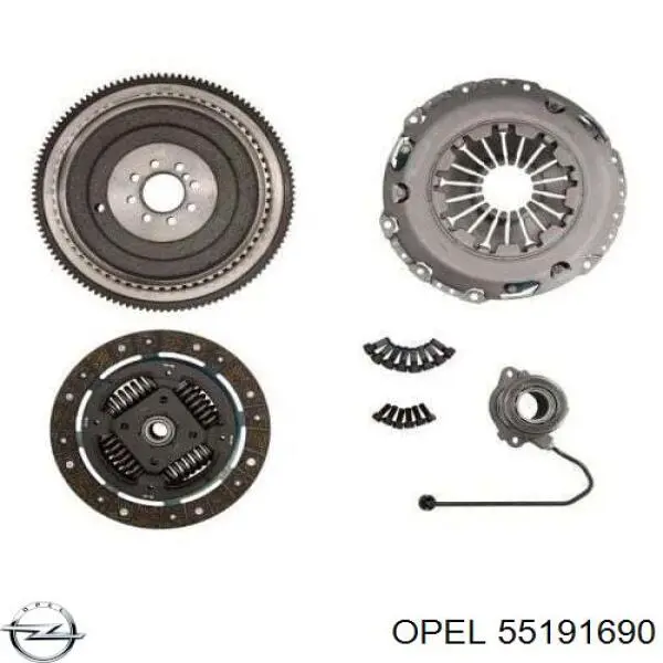 55191690 Opel Демпферний маховик