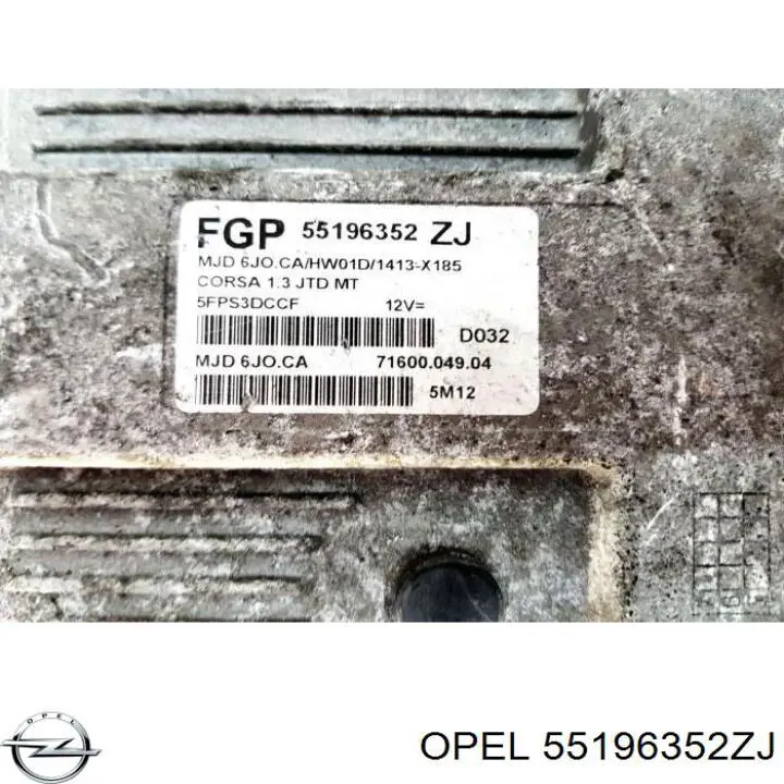 55196352ZJ Opel 
