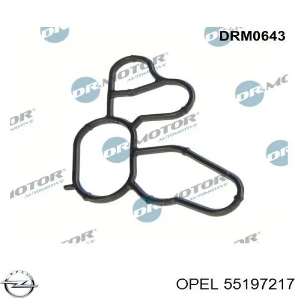 55197217 Opel прокладка адаптера маслянного фільтра