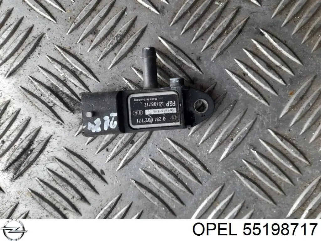 Купити 55198717 Opel Датчик тиску вихлопних газів
