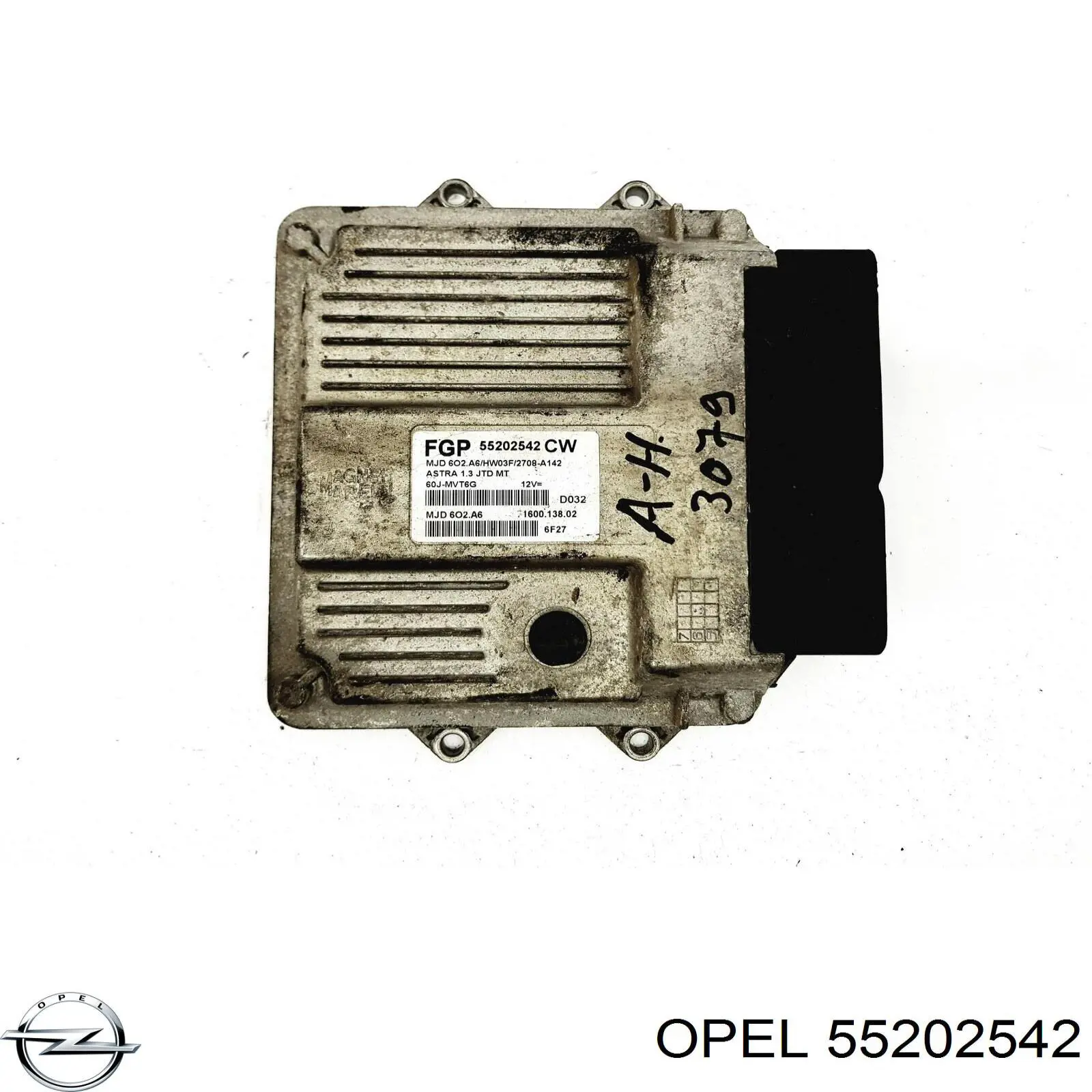 Електронний блок керування двигуном 55202542 Opel
