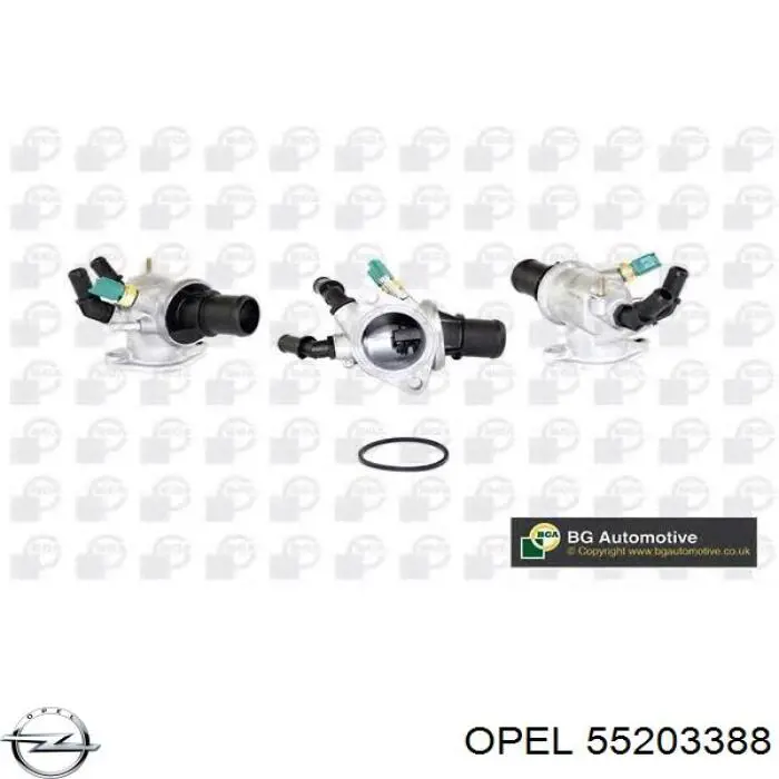 Купити 55203388 Opel Термостат в корпусі