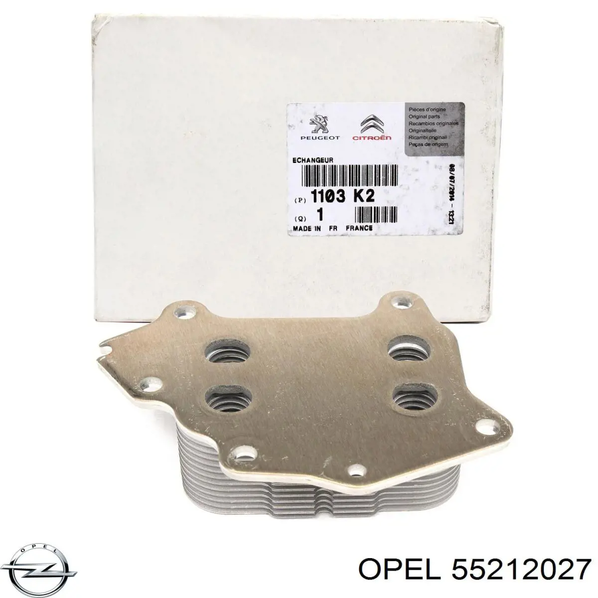 Корпус масляного фільтра Opel 55212027 ціна, від 34.31 USD