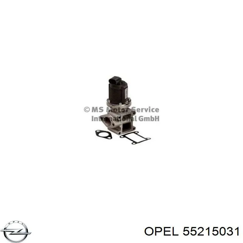 55215031 Opel клапан egr, рециркуляції газів