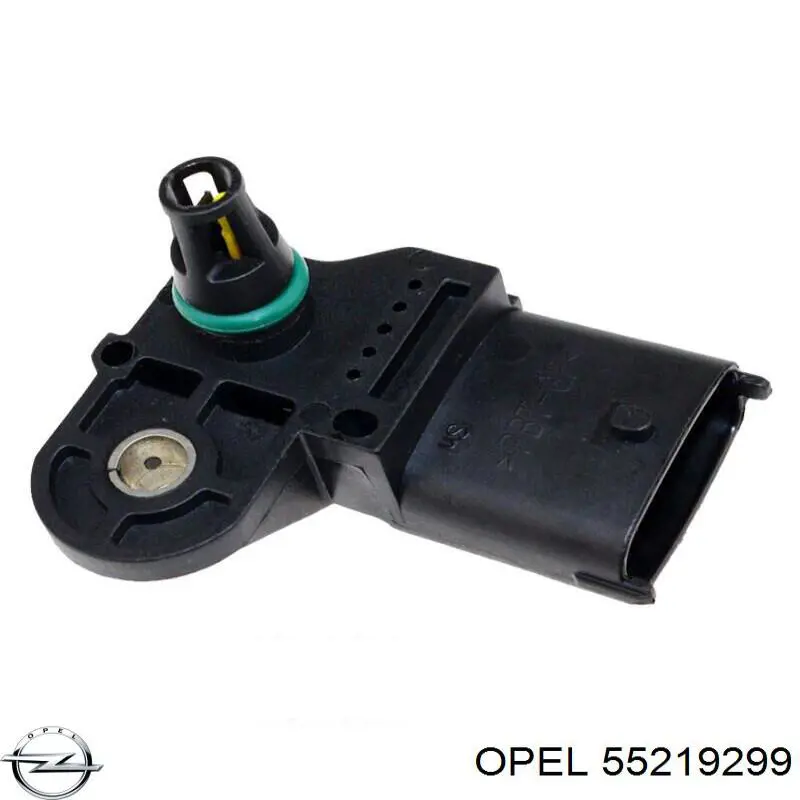 55219299 Opel датчик тиску наддуву (датчик нагнітання повітря в турбіну)