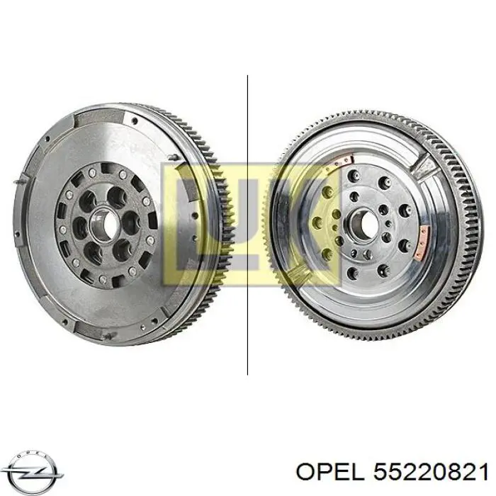 55220821 Opel Демпферний маховик