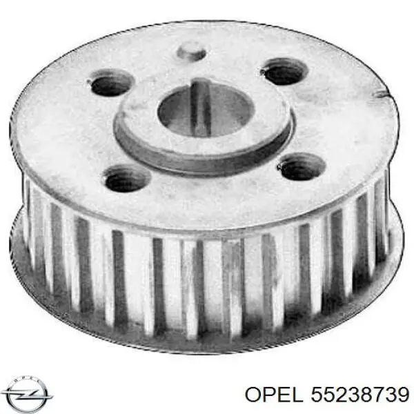 Зірочка приводу коленвала двигуна Opel 55238739 ціна, від 39.02 USD