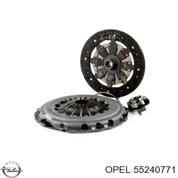 Комплект зчеплення (3 частини) Fiat/Alfa/Lancia 55240771 ціна, від 113.43 USD