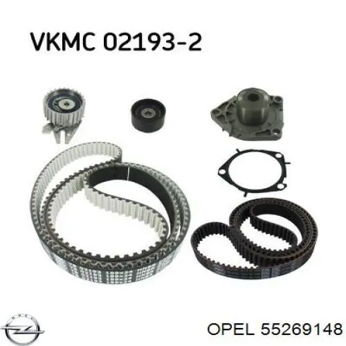 Помпа охолодження Opel 55269148 ціна, від 36.53 USD