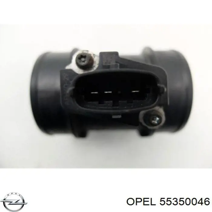 55350046 Opel датчик потоку (витрати повітря, витратомір MAF - (Mass Airflow))